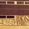 Arbeiten am Relief der Taubenfeldschule Quierschied