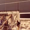 Arbeiten am Relief der Taubenfeldschule Quierschied